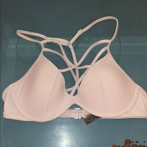 White VS swim suit top